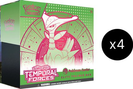 Pokemon Temporal Forces Pokemon Center Elite Trainer Box Case (Exclusive) [Iron Leaves]