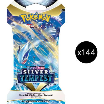 Pokemon Silver Tempest Sleeved Booster Pack Case