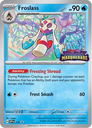 Froslass - 117 (117) [SV: Scarlet & Violet Promo Cards] Holofoil