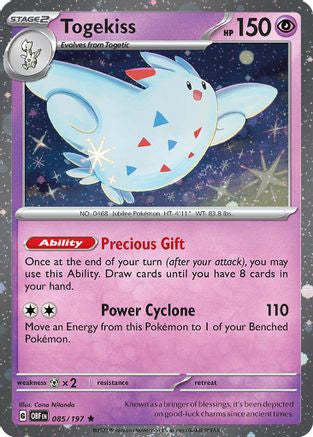Togekiss - 085/197 (Cosmos Holo) (85) [Blister Exclusives] Holofoil