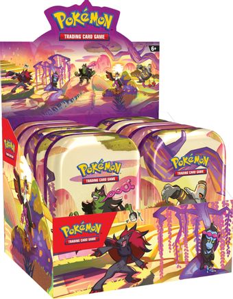 Pokemon Shrouded Fable Mini Tin Display