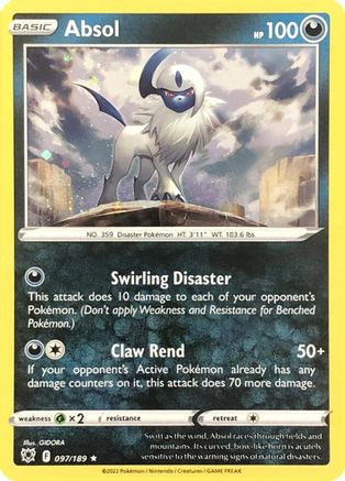 Absol - 097/189 (Cosmos Holo) (97) [Miscellaneous Cards & Products] Holofoil