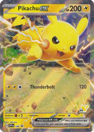 Pikachu ex (Pikachu 60) (106) [Battle Academy 2024] Holofoil