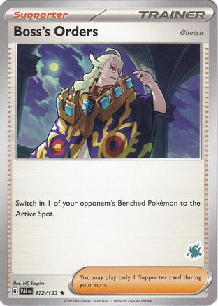 Boss's Orders - Darkrai Deck (172) [Battle Academy 2024]