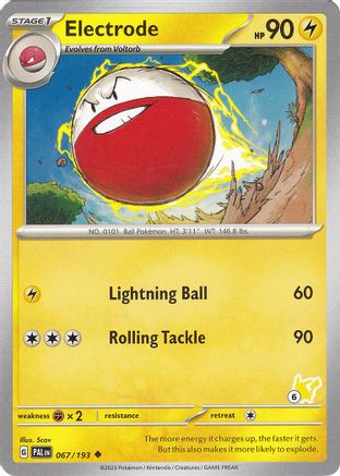 Electrode - Pikachu 6 (67) [Battle Academy 2024]