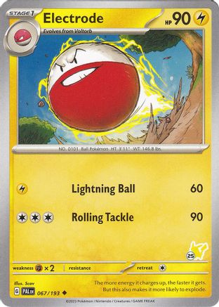 Electrode - Pikachu 25 (67) [Battle Academy 2024]