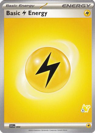 Basic Lightning Energy - Pikachu 3 (4) [Battle Academy 2024]