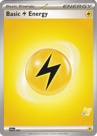 Basic Lightning Energy - Pikachu 11 (4) [Battle Academy 2024]