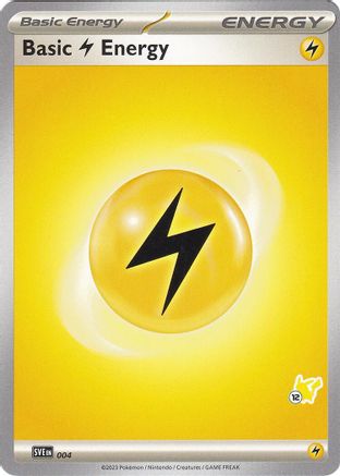 Basic Lightning Energy - Pikachu 12 (4) [Battle Academy 2024]