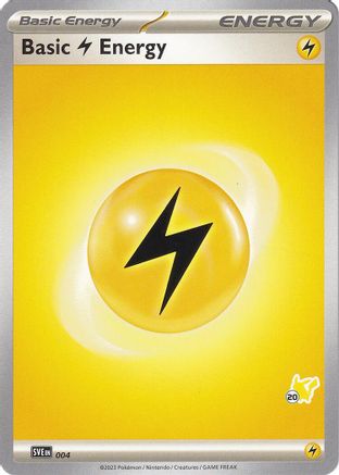 Basic Lightning Energy - Pikachu 20 (4) [Battle Academy 2024]