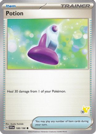 Potion - Pikachu 18 (188) [Battle Academy 2024]