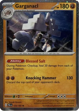 Garganacl (Cosmos Holo) (123) [Blister Exclusives] Holofoil