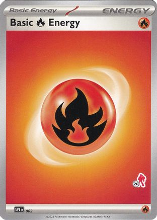 Basic Fire Energy - Armarouge 20 (2) [Battle Academy 2024]