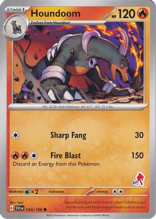 Houndoom - Armarouge 27 (34) [Battle Academy 2024]