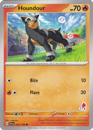 Houndour - Armarouge 7 (33) [Battle Academy 2024]
