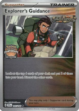 Explorer's Guidance - 147/162 (Regional Championships) (147) [League & Championship Cards] Reverse Holofoil