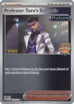 Professor Turo's Scenario - 171/182 (Regional Championships) [Staff] (177) [League & Championship Cards] Reverse Holofoil