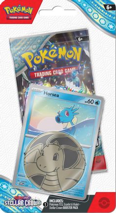 Pokemon Stellar Crown Single Pack Blister [Horsea]