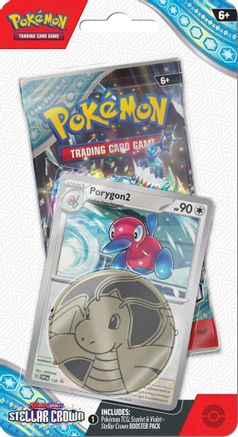 Pokemon Stellar Crown Single Pack Blister [Porygon2]