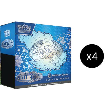 Pokemon Stellar Crown Pokemon Center Elite Trainer Box (Exclusive) Case
