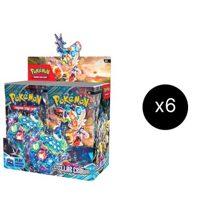 Pokemon Stellar Crown Booster Box Case