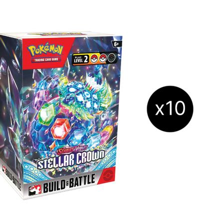 Pokemon Stellar Crown Build & Battle Box [Set of 10]