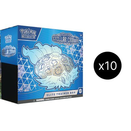 Pokemon Stellar Crown Elite Trainer Box Case