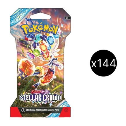 Pokemon Stellar Crown Sleeved Booster Master Carton