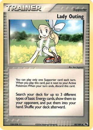 Lady Outing - 83/109 (No E-Reader) (83) [Deck Exclusives]