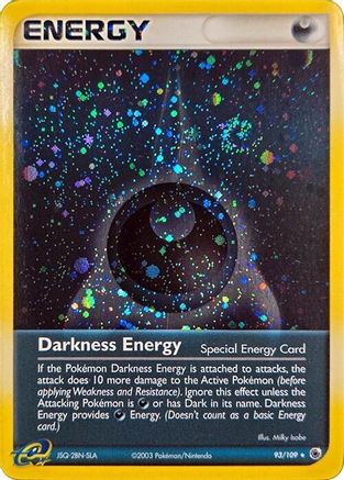 Darkness Energy (Special) - 93/109 (Cosmos Holo) (93) [League & Championship Cards] Holofoil