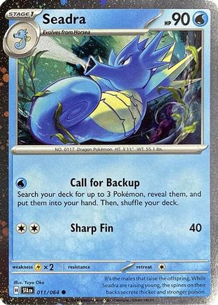 Seadra - 011/064 (Cosmos Holo) (11) [Miscellaneous Cards & Products] Holofoil