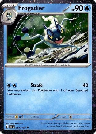 Frogadier - 057/197 (Cosmos Holo) (57) [Miscellaneous Cards & Products] Holofoil