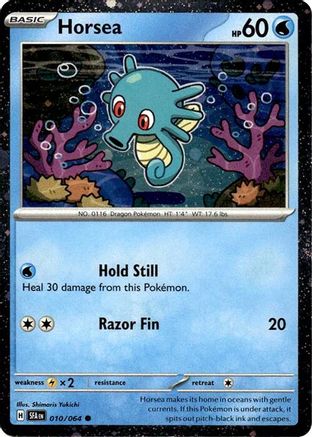 Horsea - 010/064 (Cosmos Holo) (10) [Miscellaneous Cards & Products] Holofoil