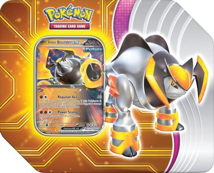 Pokemon Paradox Destinies Tin [Iron Boulder ex]