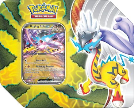 Pokemon Paradox Destinies Tin [Raging Bolt ex]