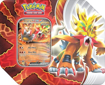 Pokemon Paradox Destinies Tin [Gouging Fire ex]
