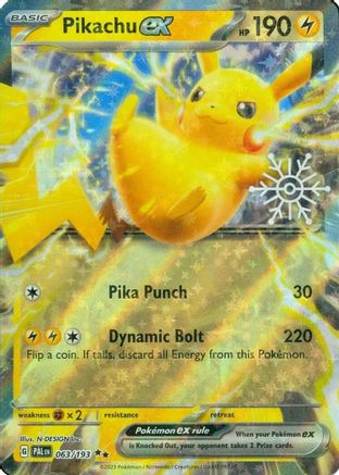 Pikachu ex (Holiday Calendar) (63) [Miscellaneous Cards & Products] Holofoil