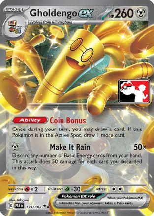 Gholdengo ex (139) [Prize Pack Series Cards] Holofoil