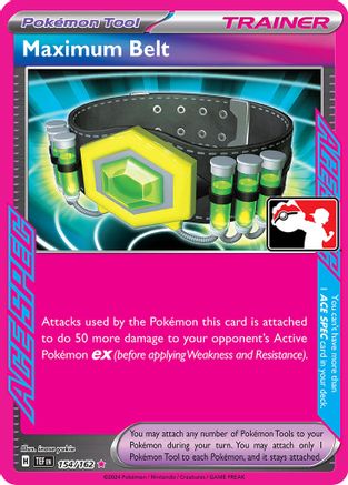 Maximum Belt (154) [Prize Pack Series Cards] Holofoil