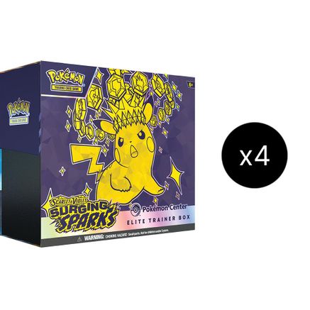 Pokemon Surging Sparks Pokemon Center Elite Trainer Box (Exclusive) Case