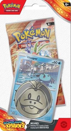 Pokemon Surging Sparks Single Pack Blister [Wooper]