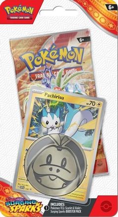 Pokemon Surging Sparks Single Pack Blister [Pachirisu]