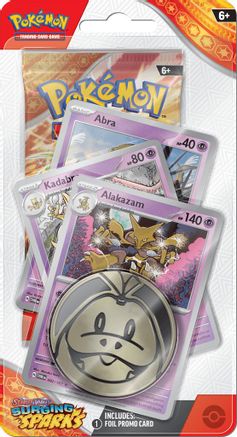 Pokemon Surging Sparks Premium Checklane Blister [Alakazam]