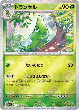 Metapod (Poke Ball Pattern) (011/165) [SV2a: Pokemon Card 151] Holofoil