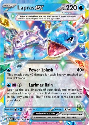 Lapras ex - 032/142 (32) [SV07: Stellar Crown] Holofoil