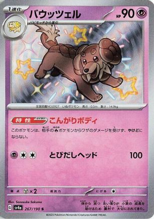 Dachsbun - 267/190 (267/190) [SV4a: Shiny Treasure ex] Holofoil