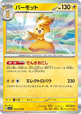 Pawmot - 036/078 (036/078) [SV1V: Violet ex] Holofoil