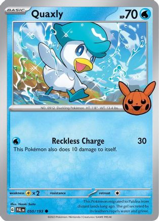 Quaxly - 050/193 (50) [Trick or Trade BOOster Bundle 2024]