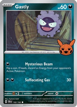 Gastly - 102/162 (102) [Trick or Trade BOOster Bundle 2024]