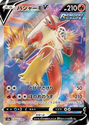 Blaziken V - 071/070 (071/070) [S5a: Peerless Fighters] Holofoil